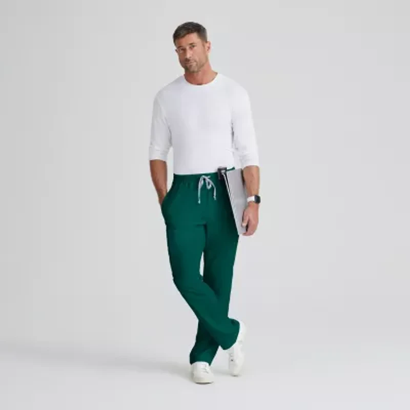 Grey's Anatomy™ by Barco Classic Grp558 Evan 5-Pocket Zip-Fly Mens Big and Tall Moisture Wicking Scrub Pant