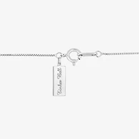 Enchanted Disney Fine Jewelry Tinker Bell (I, I2) Womens 1/10 CT. T.W. Genuine Green Chrome Diopside 14K Gold Over Silver 18 Inch Pendant Necklace