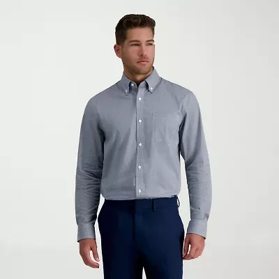 Haggar Premium Comfort Mens Classic Fit Easy Care Long Sleeve Dress Shirt
