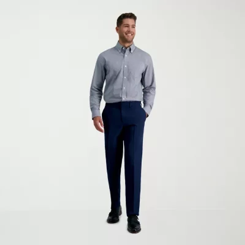 Haggar Premium Comfort Mens Classic Fit Easy Care Long Sleeve Dress Shirt