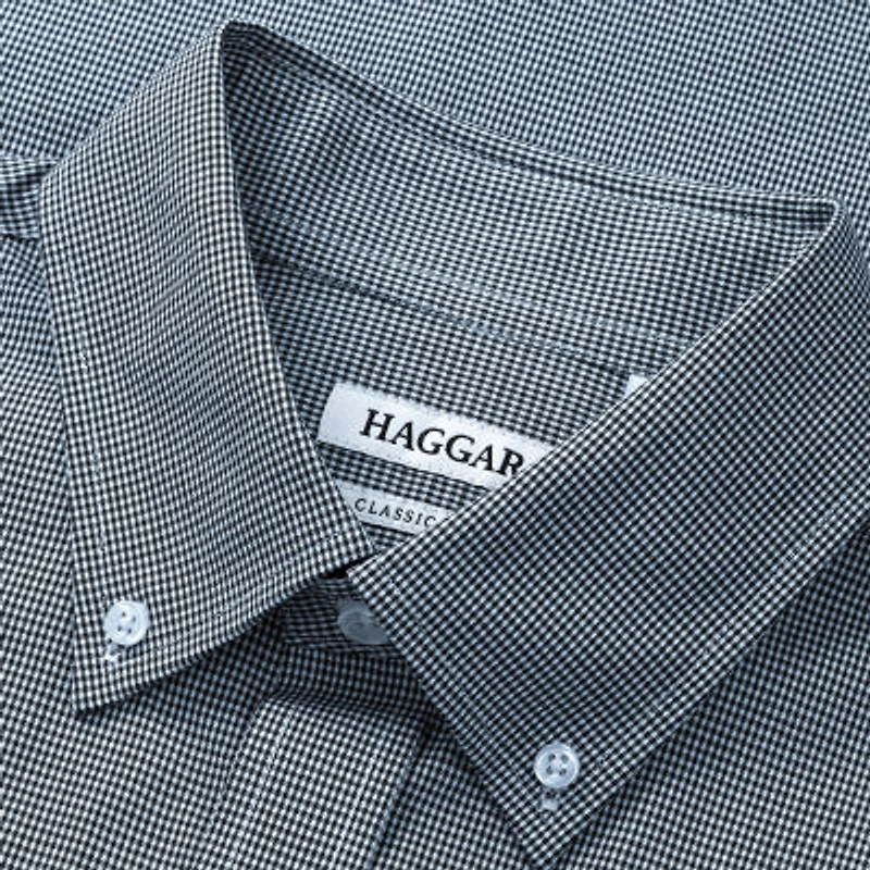 Haggar Premium Comfort Mens Classic Fit Easy Care Long Sleeve Dress Shirt