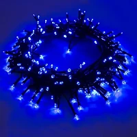ALEKO 105 LED Solar Powered Holiday Christmas Decorating Fairy Party String Lights