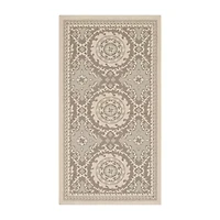 Safavieh Courtyard Collection Roza Geometric Indoor/Outdoor Area Rug