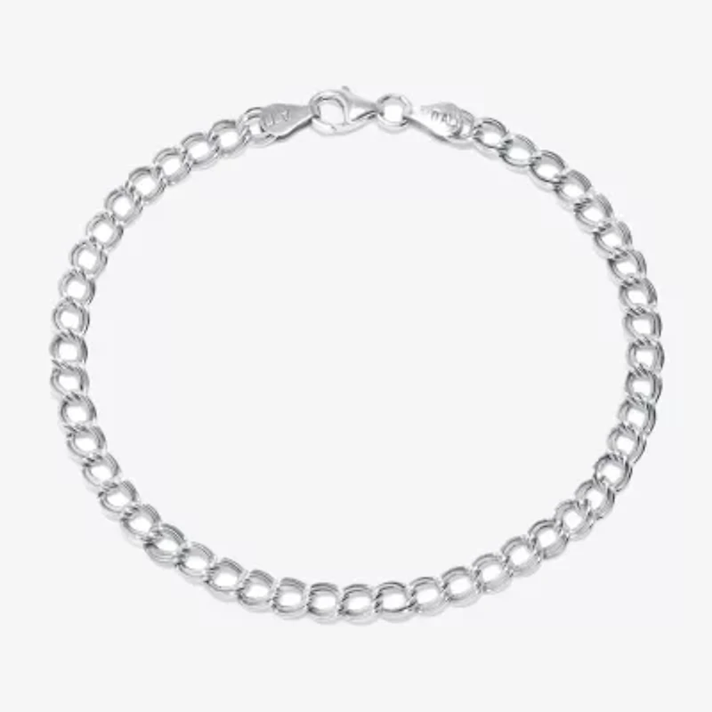 Silver Treasures Sterling Silver 7.5 Inch Link Chain Bracelet