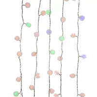 Kurt Adler 50l Snowball Double Flash String Lights