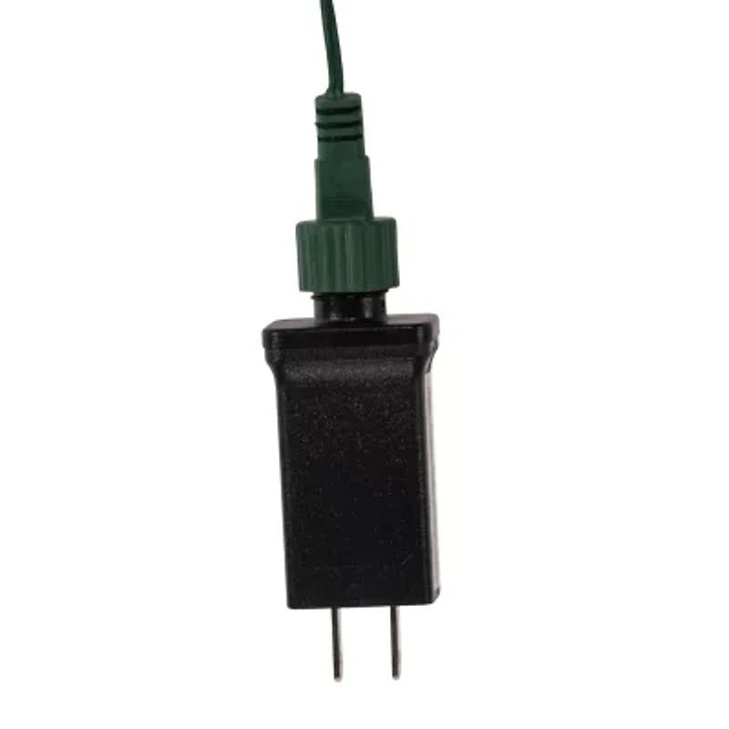 Kurt Adler 75-Light Cluster Burst Multi-Color Superbright LED Light Set with Green Wire