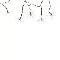 Kurt Adler 75-Light Cluster Burst Warm White Superbright LED Light Set with Green Wire
