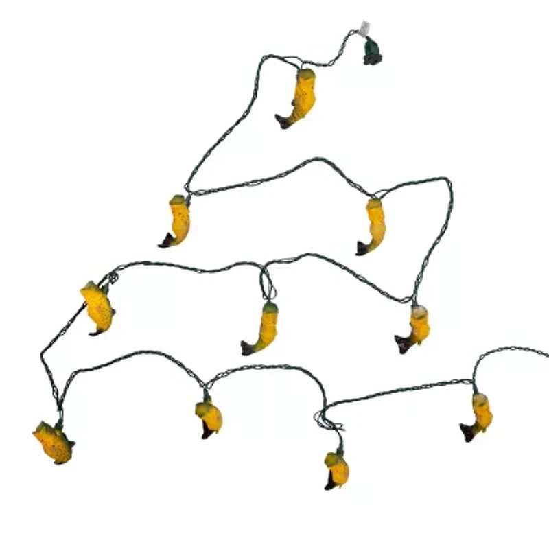 Kurt Adler 10-Light Bass Fish String Lights