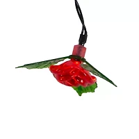 Kurt Adler 10-Light Led Rose String Lights