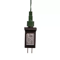Kurt Adler 75-Light Cluster Lights and Warm White Twinkle LED Lights with Green Wire