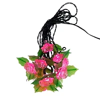 Kurt Adler 10-Light Led Pink Rose String Lights