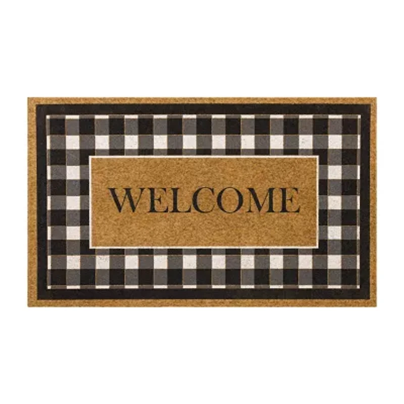 Mohawk Home Faux Coir Welcome 18"X30" Outdoor Doormat