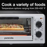 Proctor Silex 4 Slice Toaster Oven Broiler