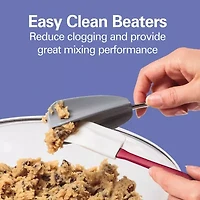 Hamilton Beach 6 Speed Hand Mixer with Snap-on Case and Easy Clean Beaters