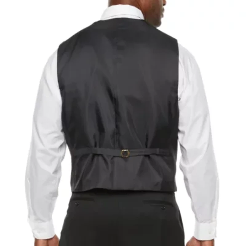 Stafford Coolmax Mens Big and Tall Classic Fit Tuxedo Vest