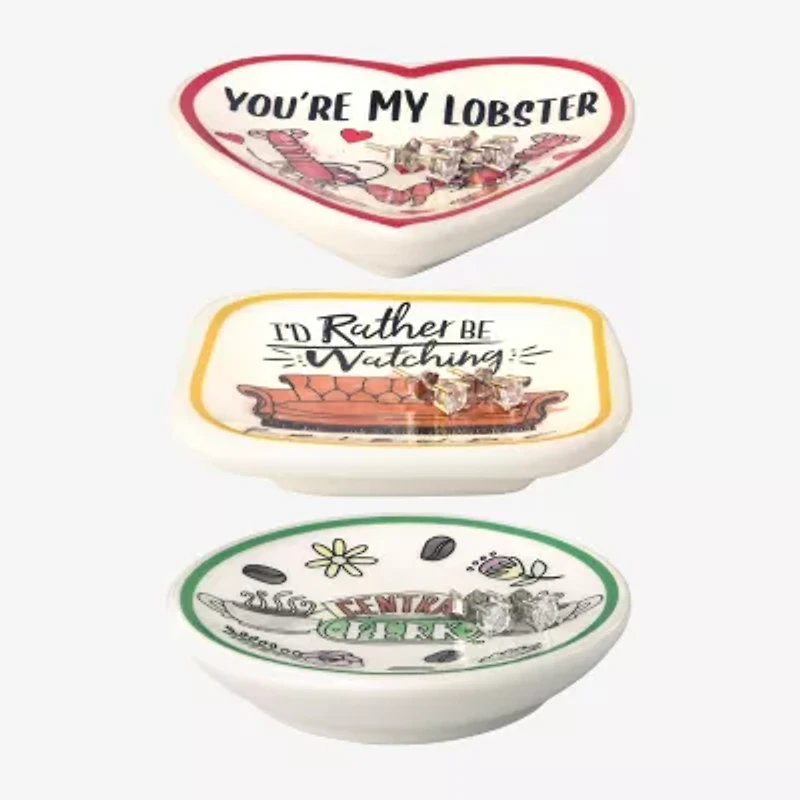 Friends 3-Pc. Jewelry Tray Set