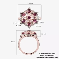 Limited Quantities! Womens Genuine Pink Morganite 14K Rose Gold Over Silver Cocktail Ring