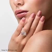 Limited Quantities! Womens Genuine Pink Morganite 14K Rose Gold Over Silver Cocktail Ring