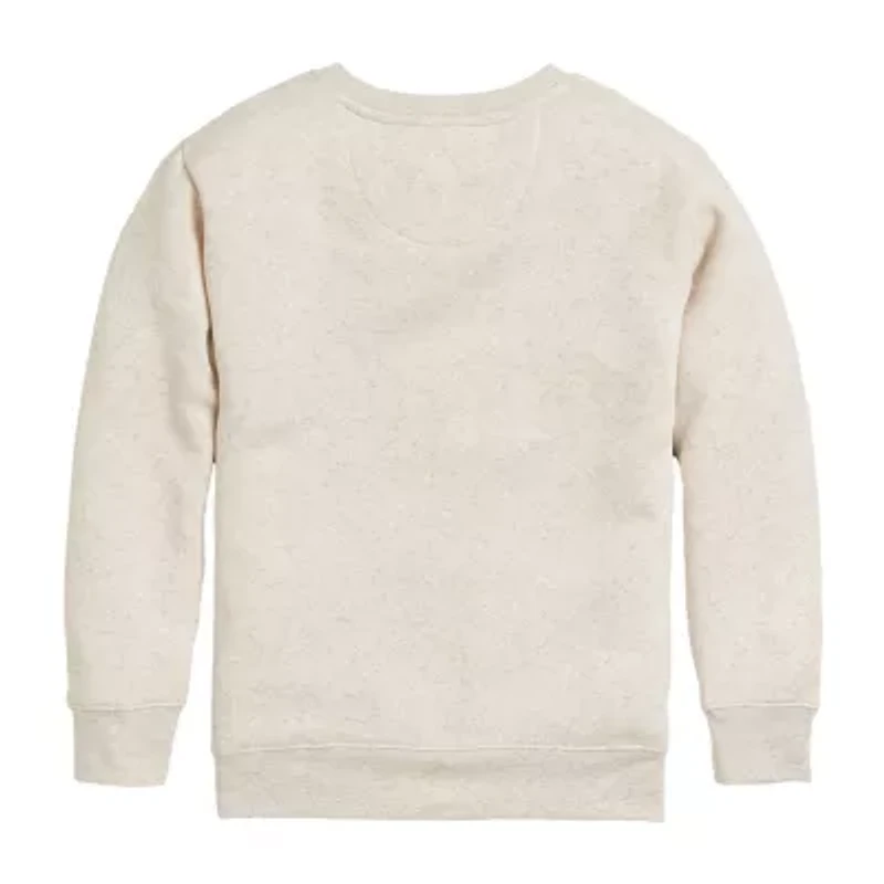 Little & Big Kid Girls Crew Neck Fleece Long Sleeve Paw Patrol Sweatshirt