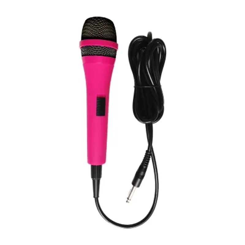 SINGING MACHINE UNIDIRECTIONAL DYNAMIC MICROPHONE PINK