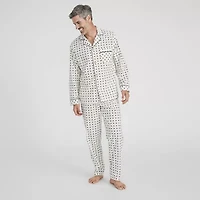 Stafford Modal Mens Long Sleeve 2-pc. Pajama Sets