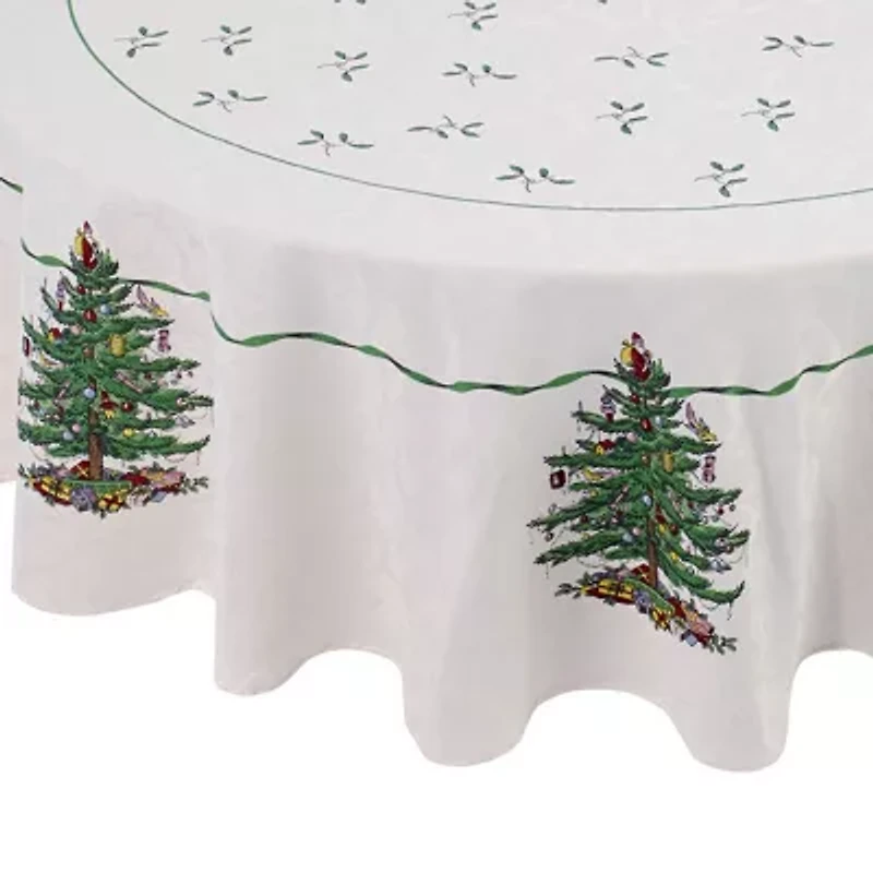 Spode Christmas Tree Round Tablecloth