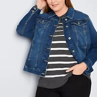 Liz Claiborne Midweight Jacket-Plus