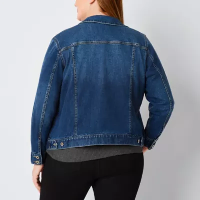 Liz Claiborne Midweight Jacket-Plus