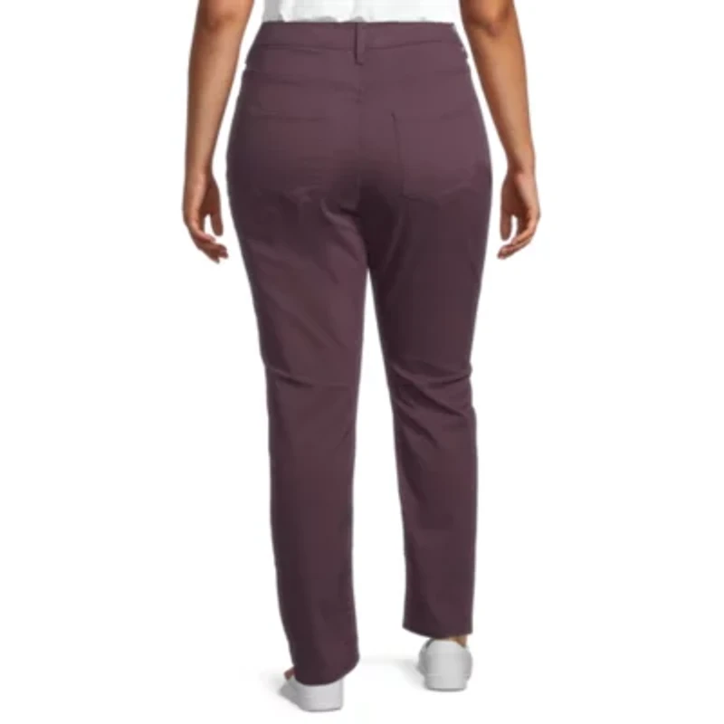 Liz Claiborne Womens Skinny Fit Slim Plus Jean