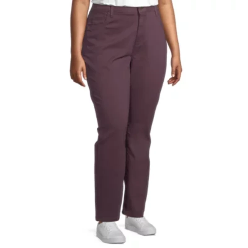 Liz Claiborne Womens Skinny Fit Slim Plus Jean