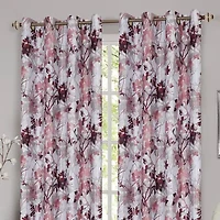 Tranquil Grommet Top Light-Filtering Single Curtain Panel