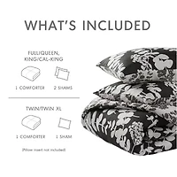 510 Design Aria Floral Midweight Reversible Comforter Set