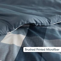 510 Design Jonah Plaid Check Print Midweight Comforter Set