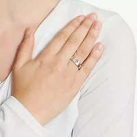 Silver Treasures Womens 2.5MM Sterling Cross Band