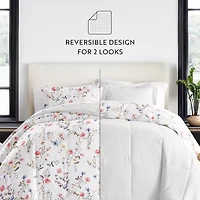 Casual Comfort Meadow Floral Midweight Down Alternative Comforter Set