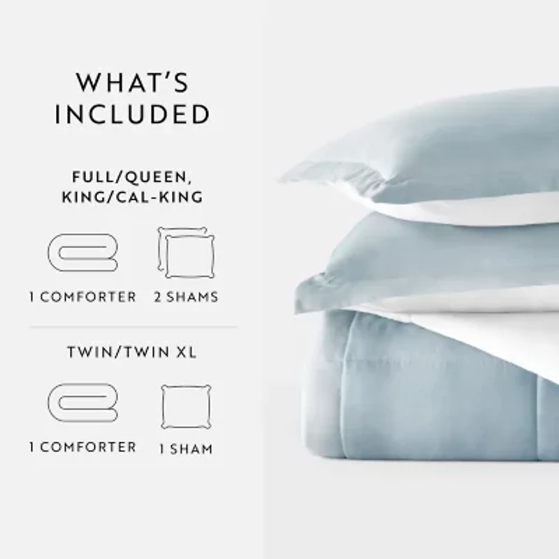 Casual Comfort Ocean Midweight Down Alternative Comforter Set