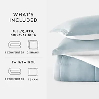 Casual Comfort Ocean Midweight Down Alternative Comforter Set