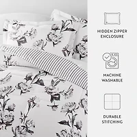 Casual Comfort Vintage Magnolia Midweight Down Alternative Comforter Set