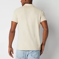 mutual weave Mens Regular Fit Short Sleeve Pocket Polo Shirt