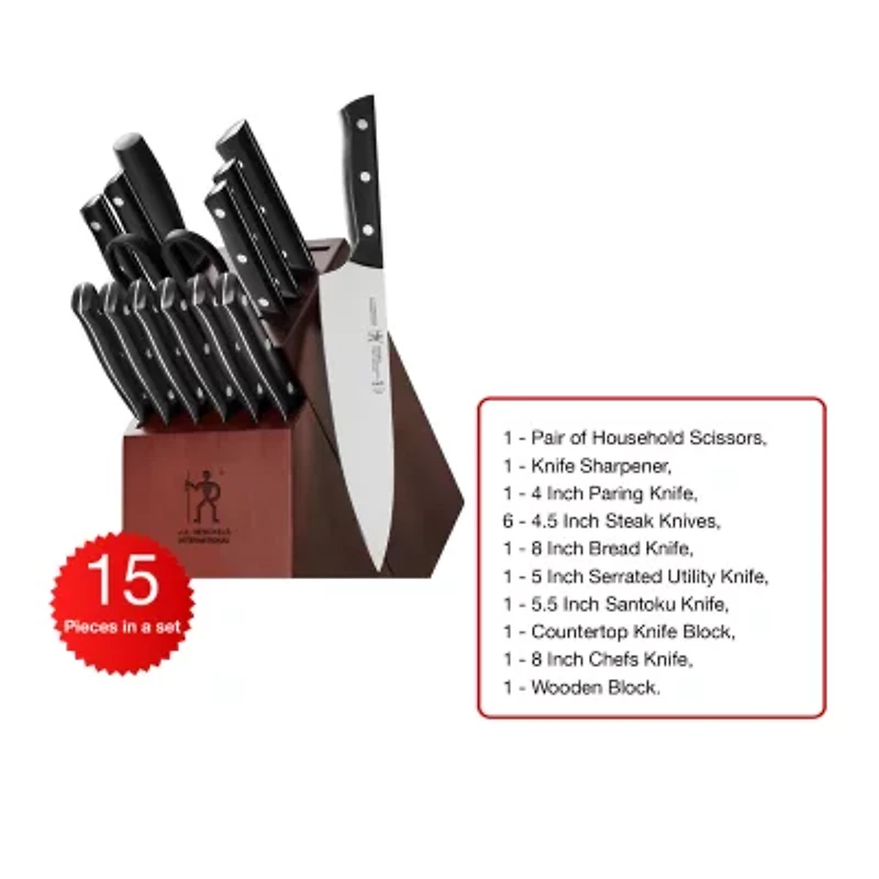 Henckels Hi Dynamic 15-pc. Knife Block Set