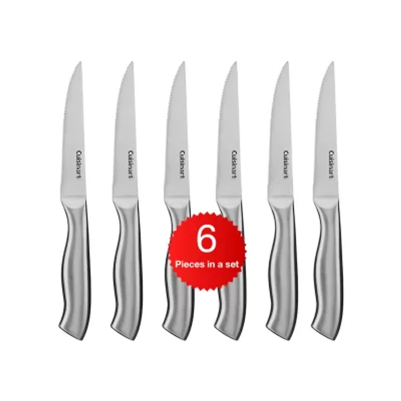 Cuisinart Stainless Steel 6-pc. Steak Knife Set