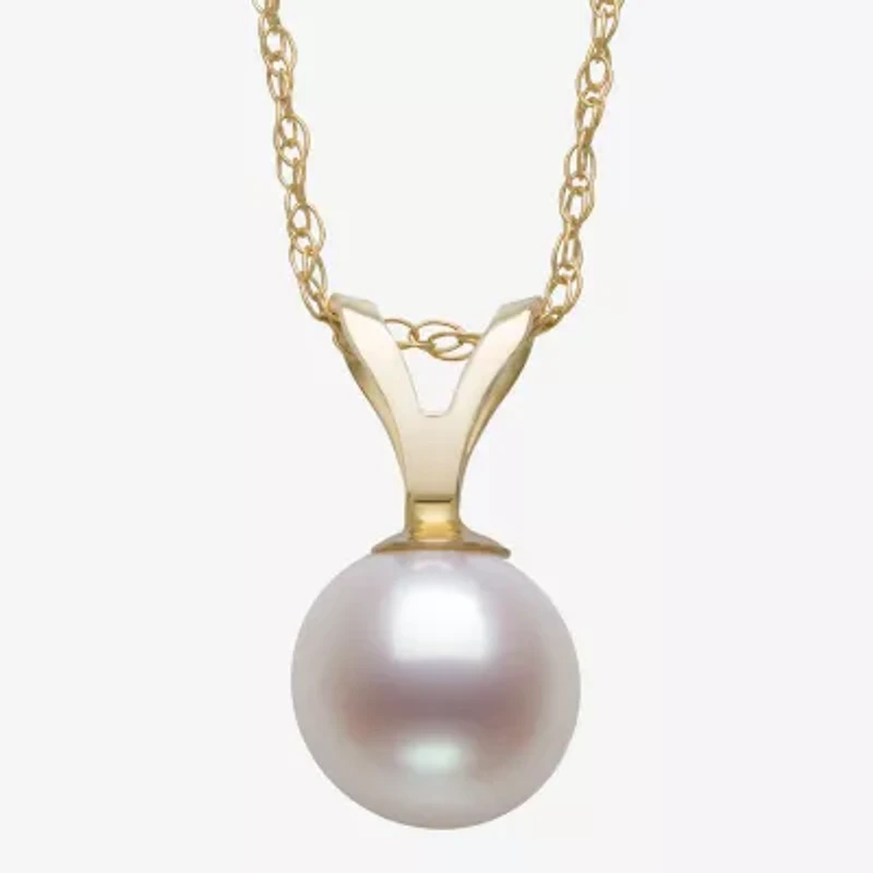 Womens White Cultured Freshwater Pearl 10K Gold 2-pc. Jewelry Set
