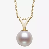 Womens White Cultured Freshwater Pearl 10K Gold 2-pc. Jewelry Set