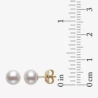 Womens White Cultured Freshwater Pearl 10K Gold 2-pc. Jewelry Set