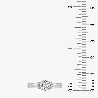 (I / I1) Womens 1 CT. T.W. Lab Grown White Diamond 14K Gold Round Engagement Ring