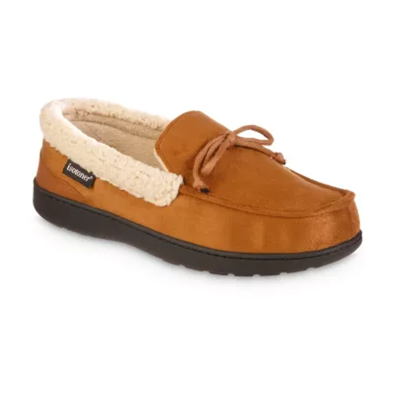 Isotoner Mens Moccasin Slippers