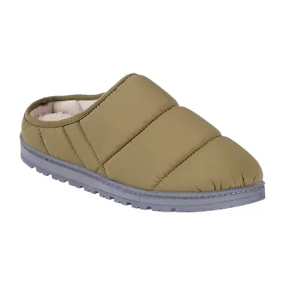 Isotoner Mens Memory Foam Clog Slippers