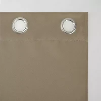 Sun Zero Saxon Grommet Top Energy Saving Blackout Single Curtain Panel