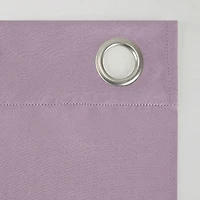 Sun Zero Saxon Grommet Top Energy Saving Blackout Single Curtain Panel