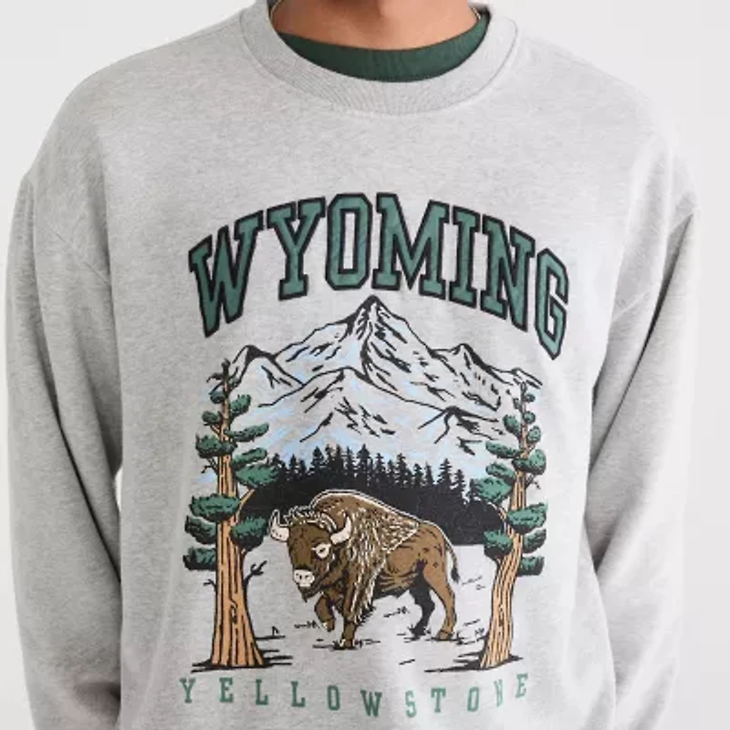 AEROPOSTALE Mens Crew Neck Long Sleeve Sweatshirt